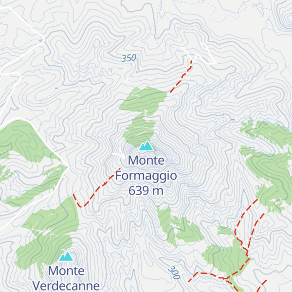 Map of Monte Formaggio