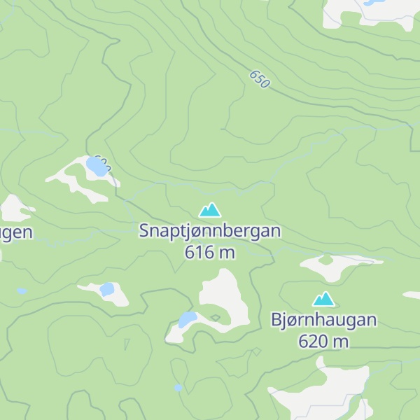 Map of Snaptjønnbergan