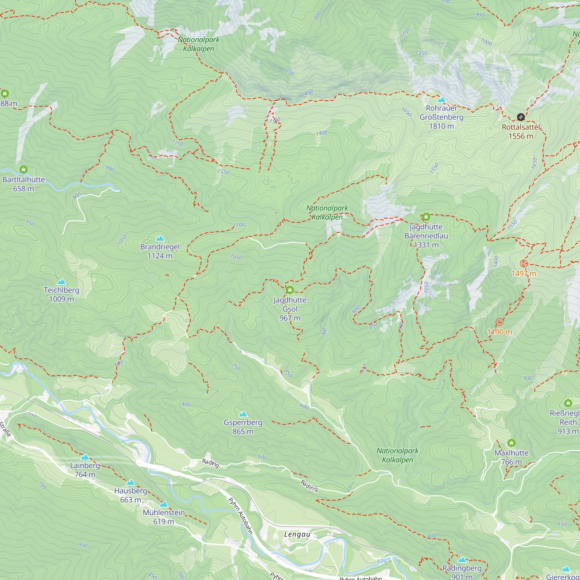Jagdhütte Gsol map