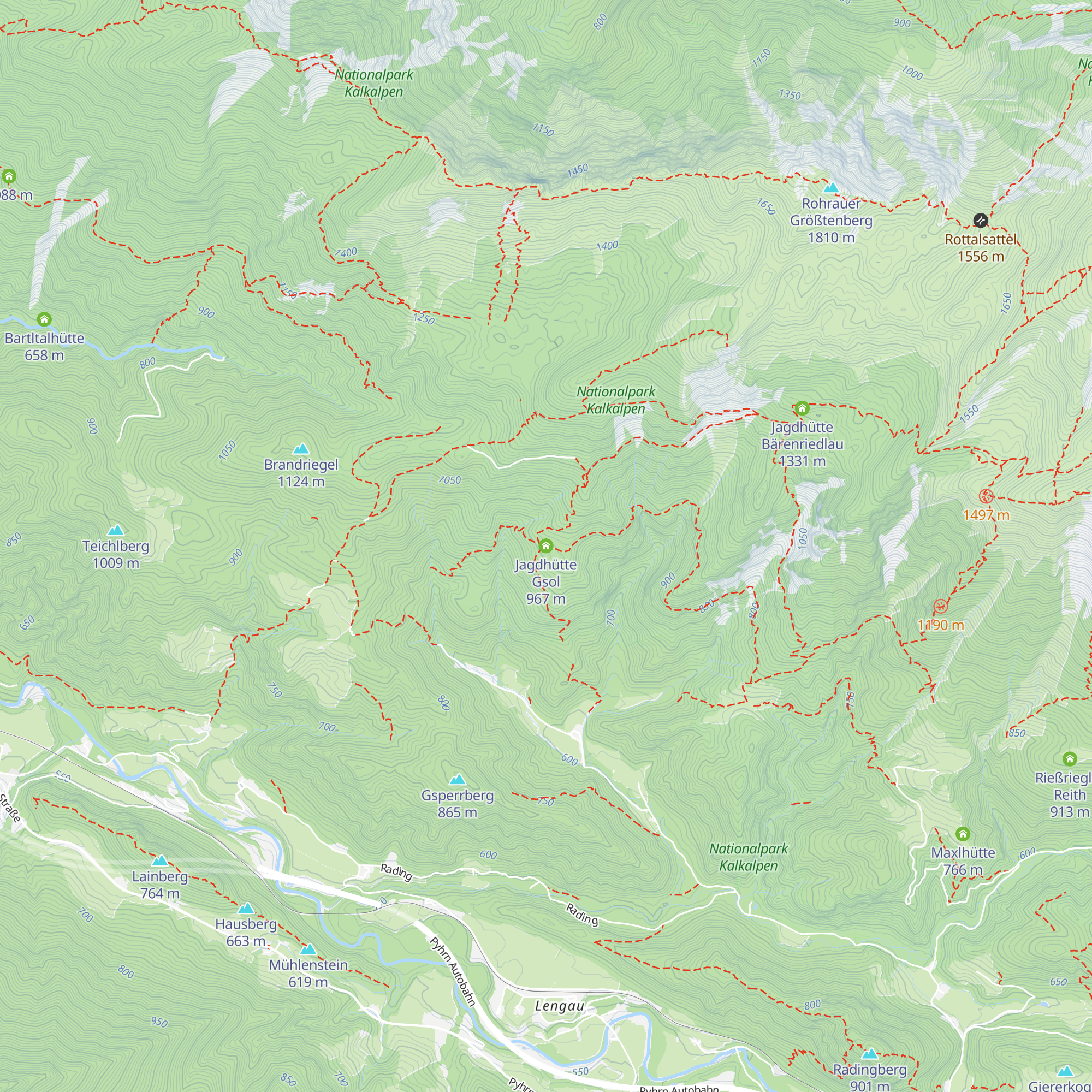 Jagdhütte Gsol map
