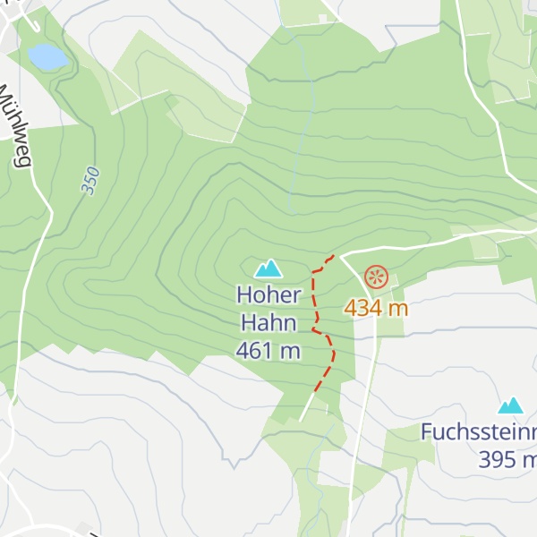 Map of Hoher Hahn