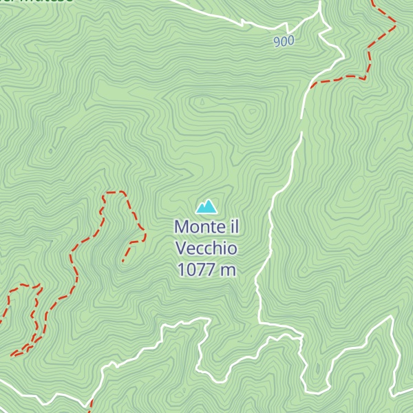 Map of Monte il Vecchio
