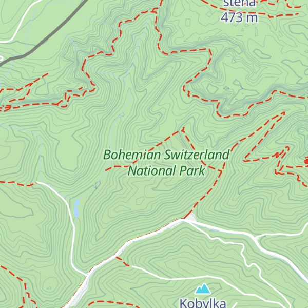 Map of Eričin kámen