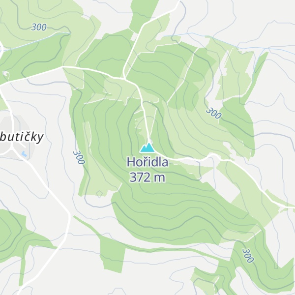 Map of Hořidla