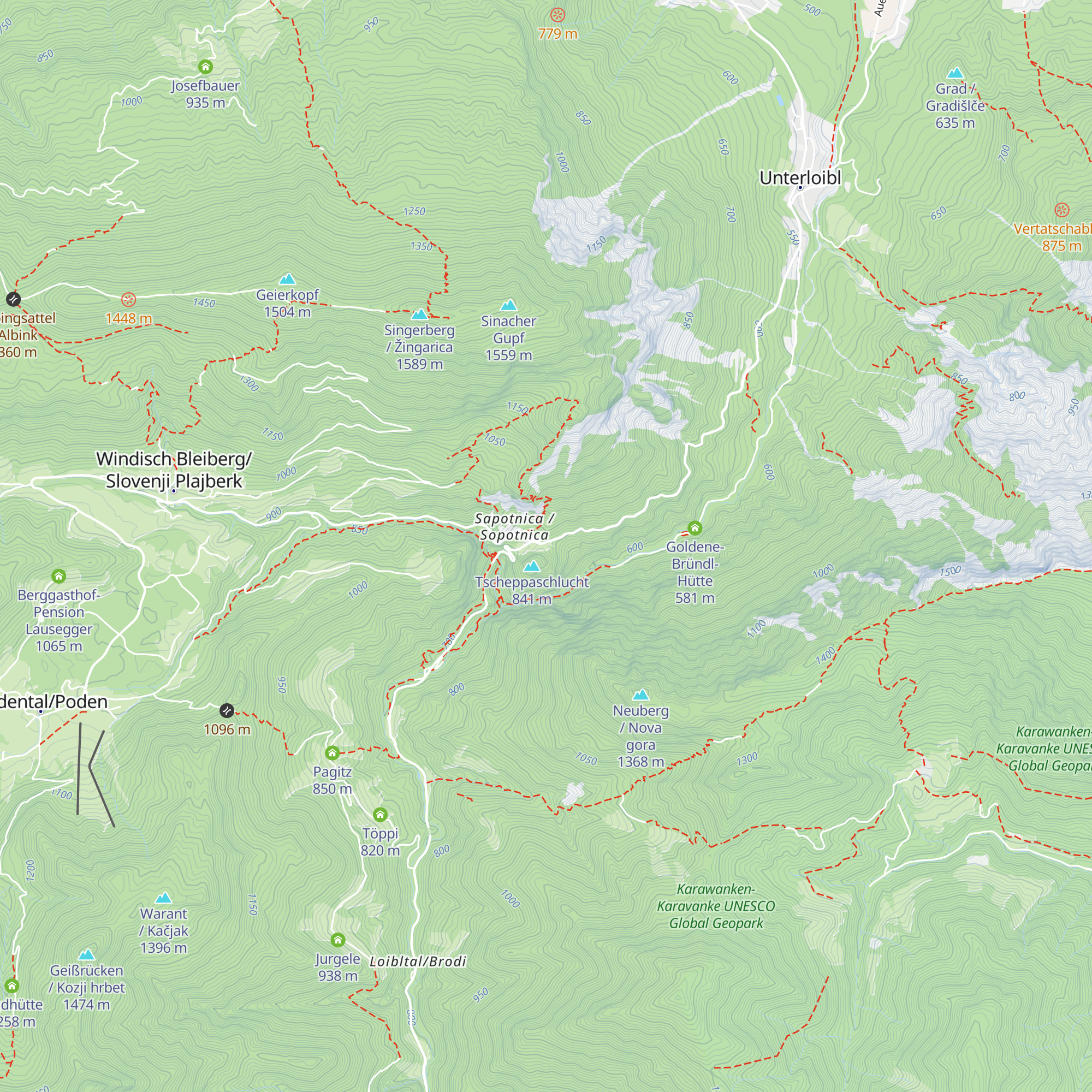 Gendarmeriekaserne Loibl map