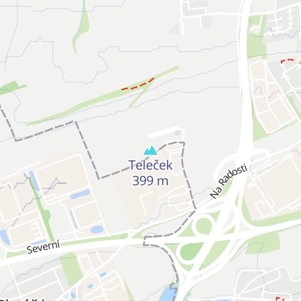 Map of Teleček