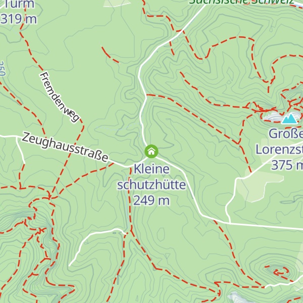 Map of Kleine schutzhütte