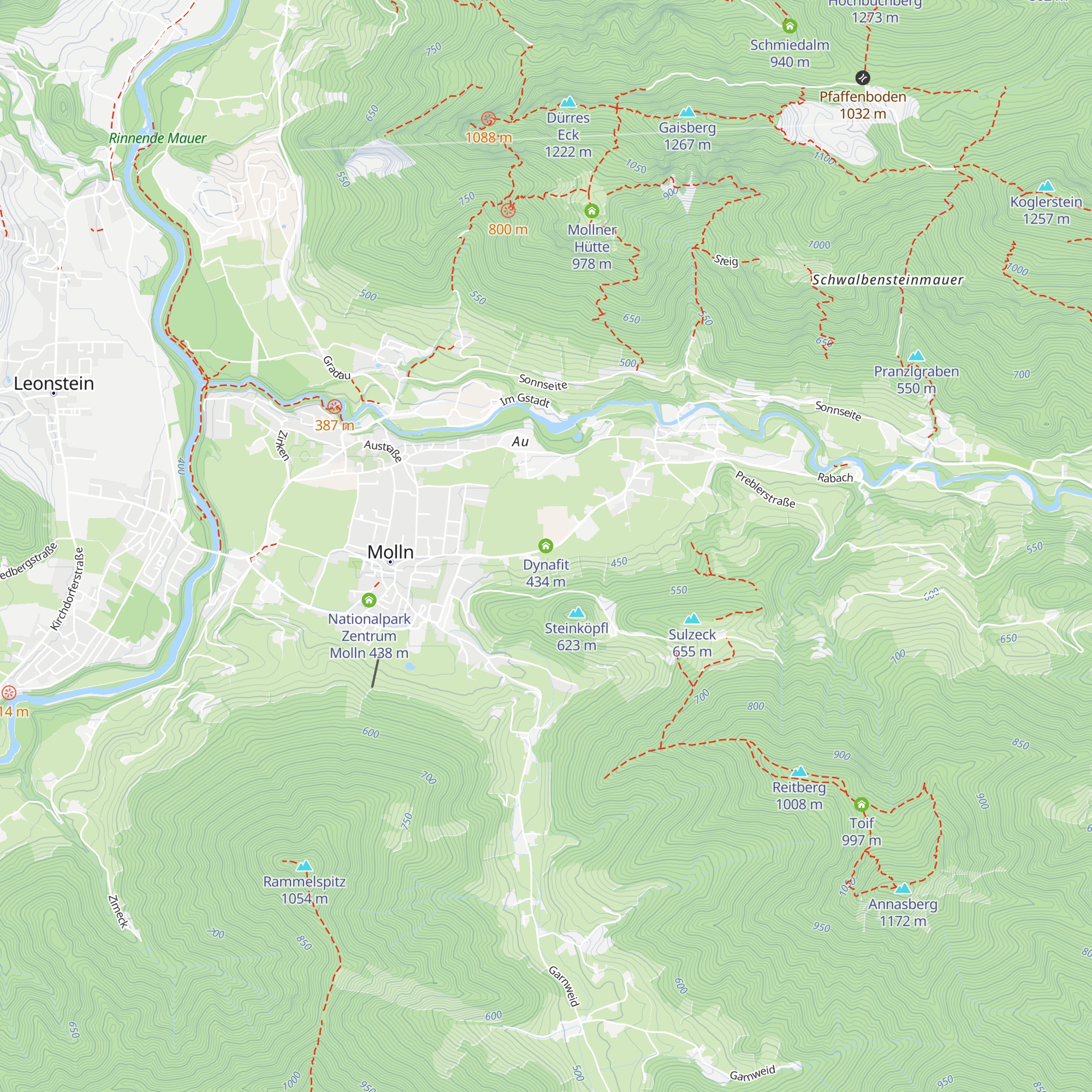 Dynafit map