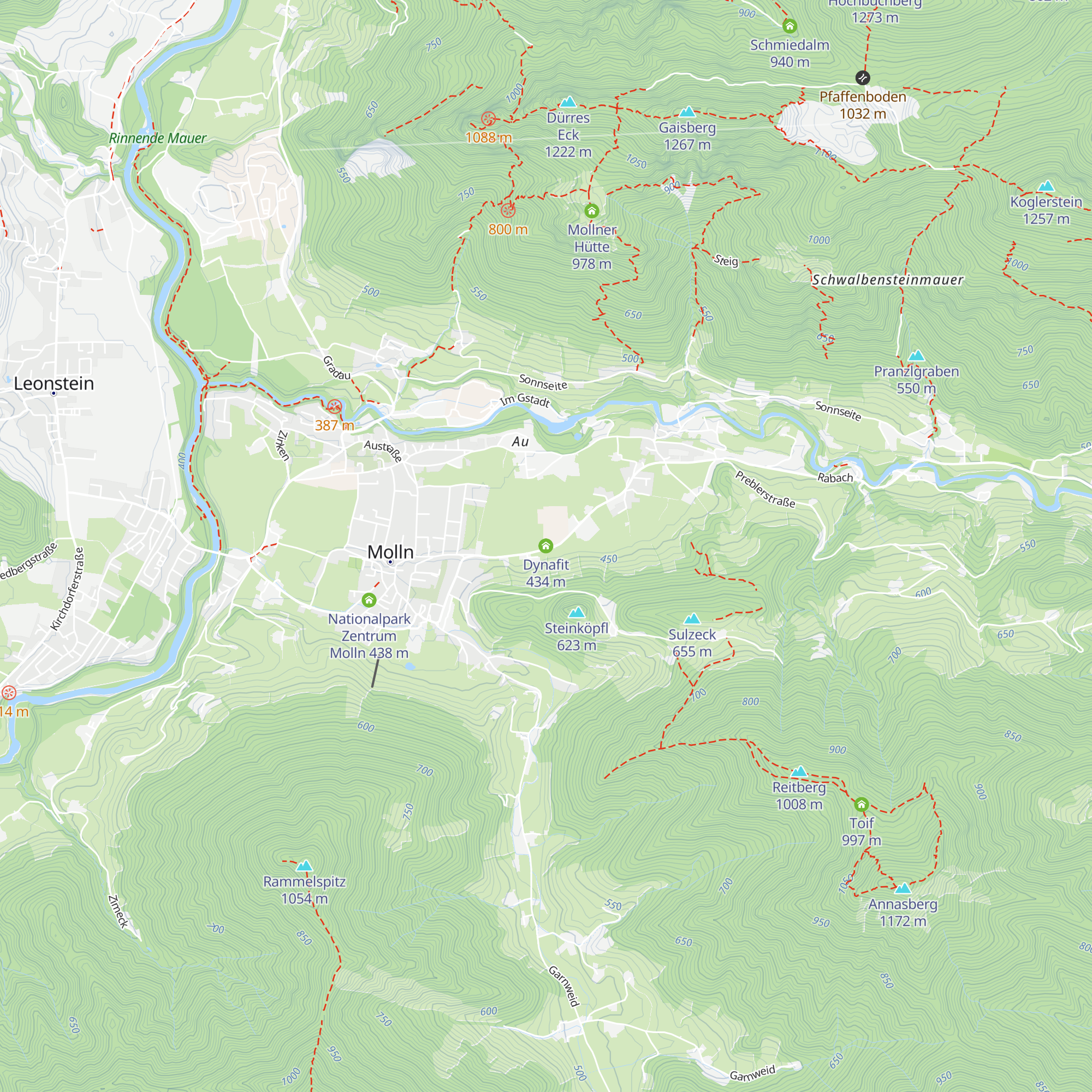 Dynafit map