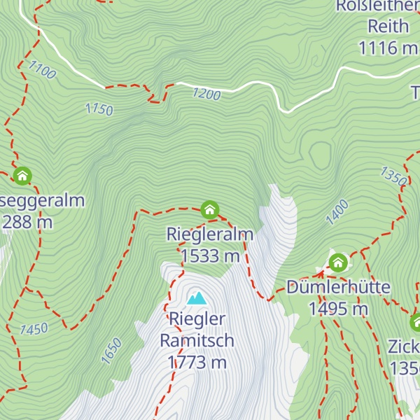 Map of Riegleralm