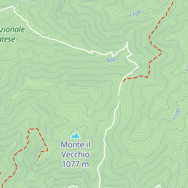 Map of Monte Codarci