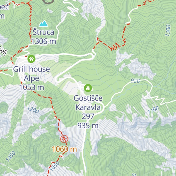 Map of Gostišče Karavla 297