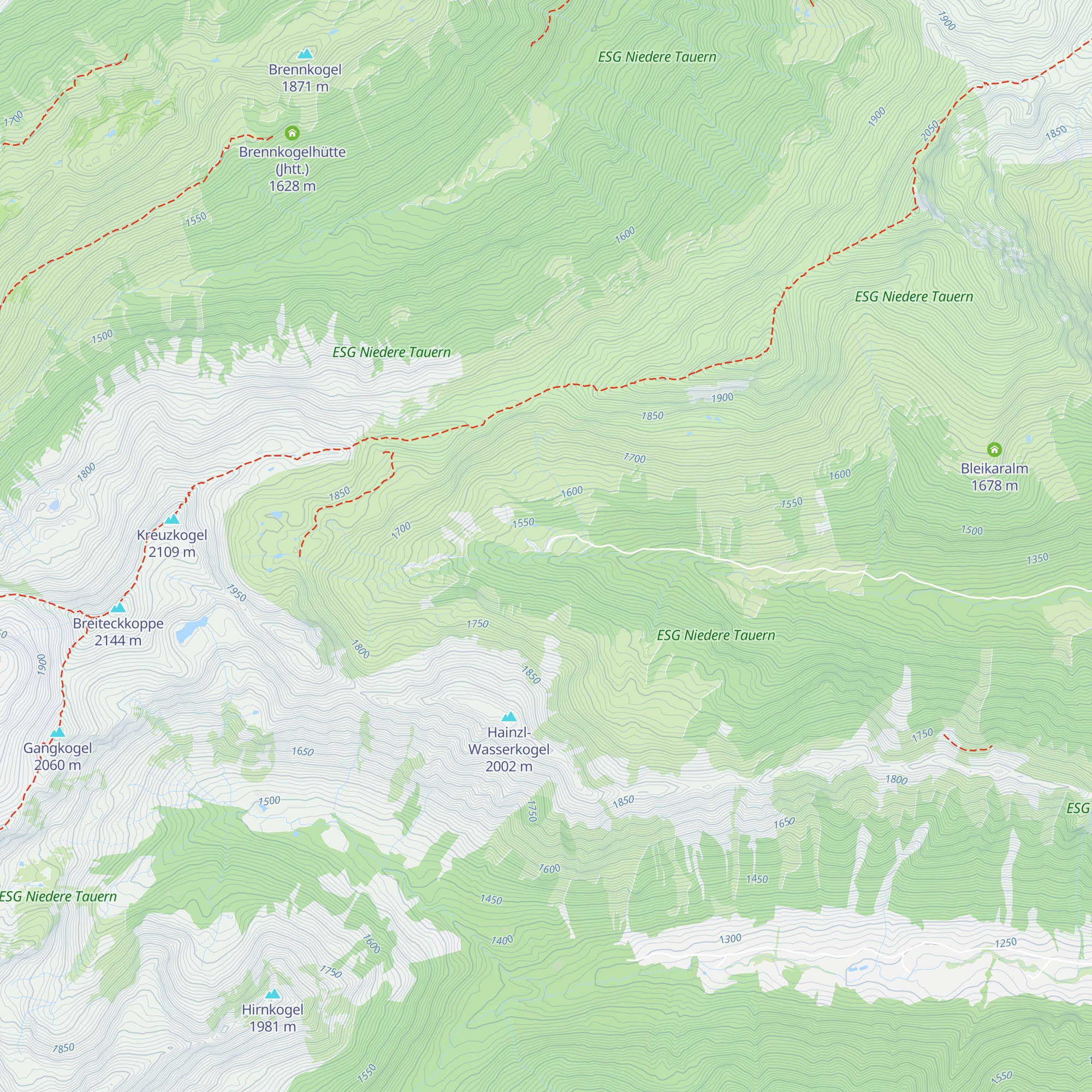 Schwabergerhütte map