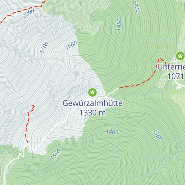 Map of Gewürzalmhütte