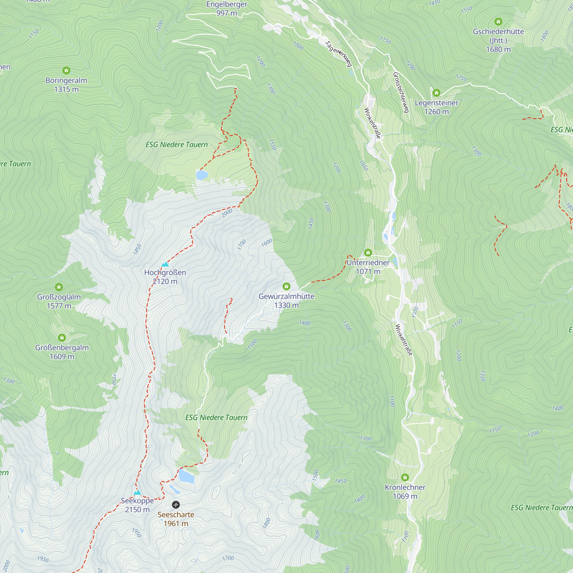 Gewürzalmhütte map