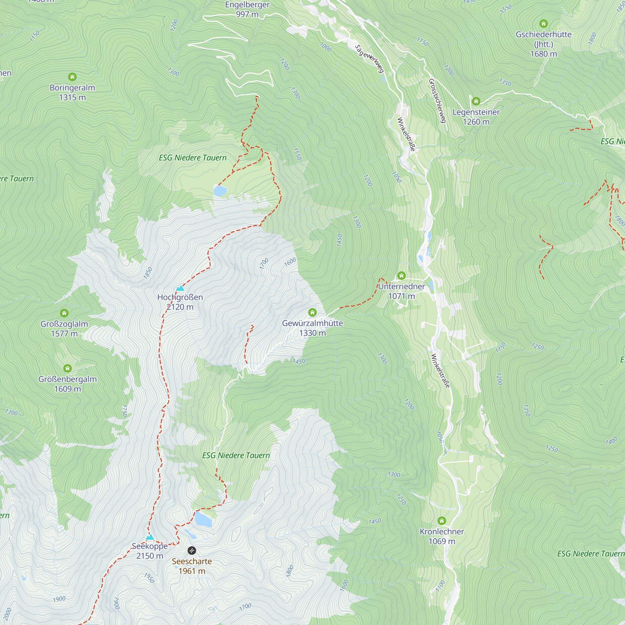 Gewürzalmhütte map