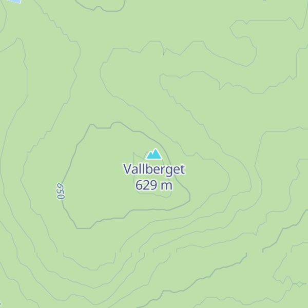 Map of Vallberget