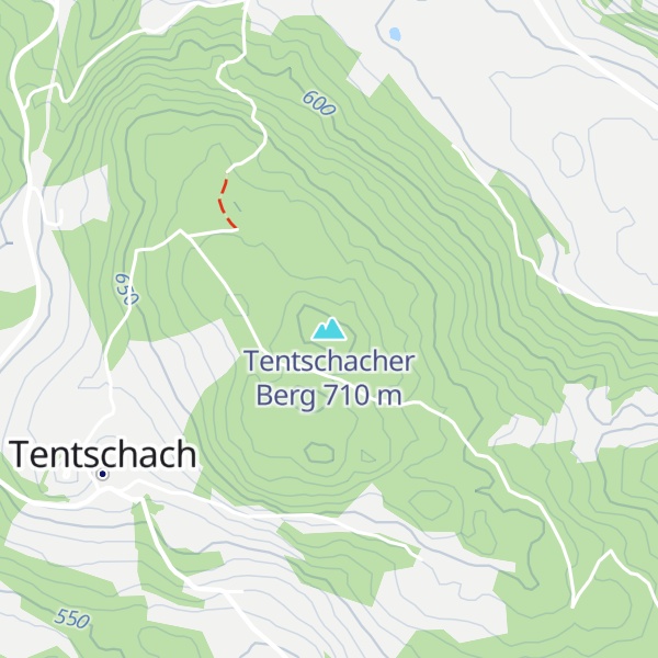 Map of Tentschacher Berg