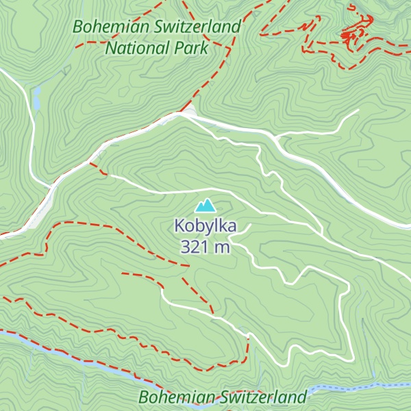 Map of Kobylka
