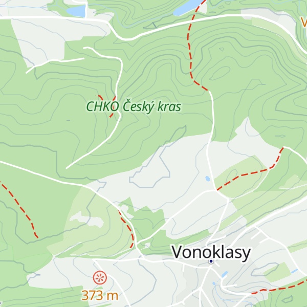 Map of Hradinovský kopec [Vonoklasy]