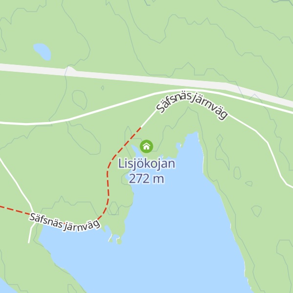 Map of Lisjökojan