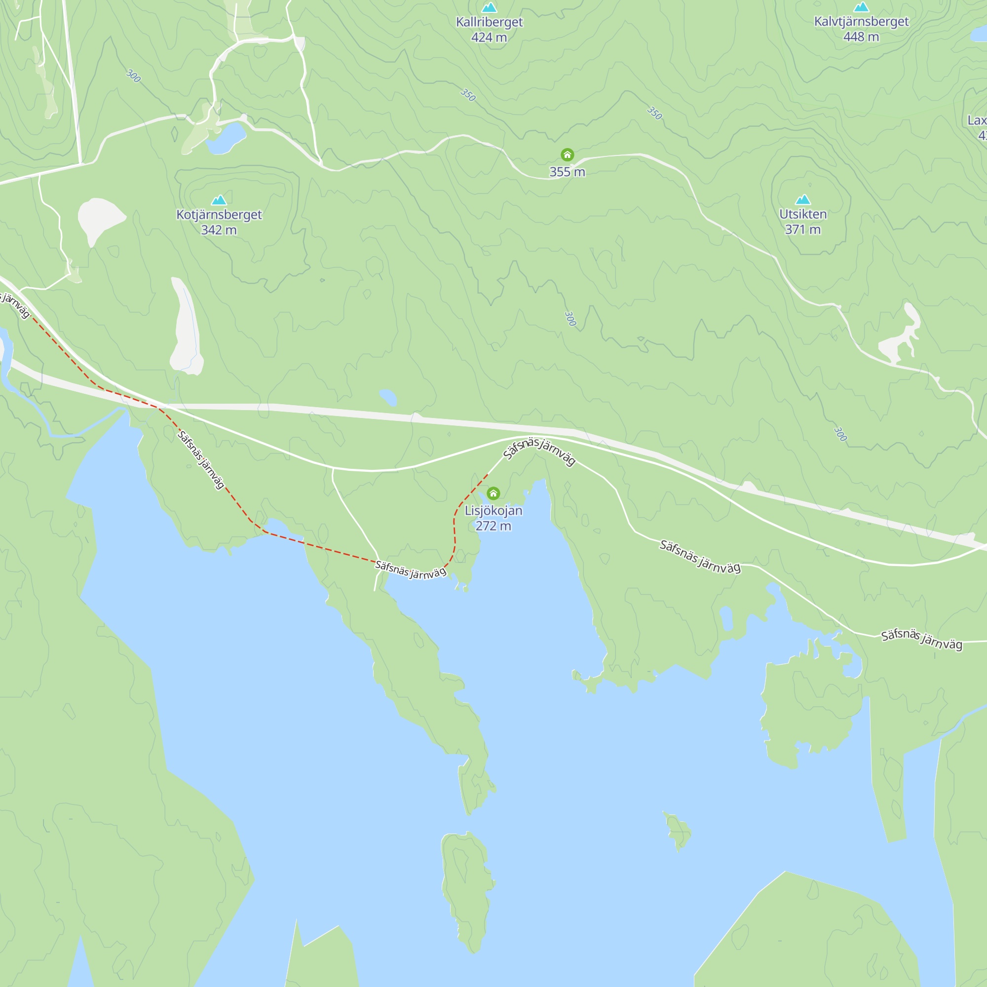 Lisjökojan map