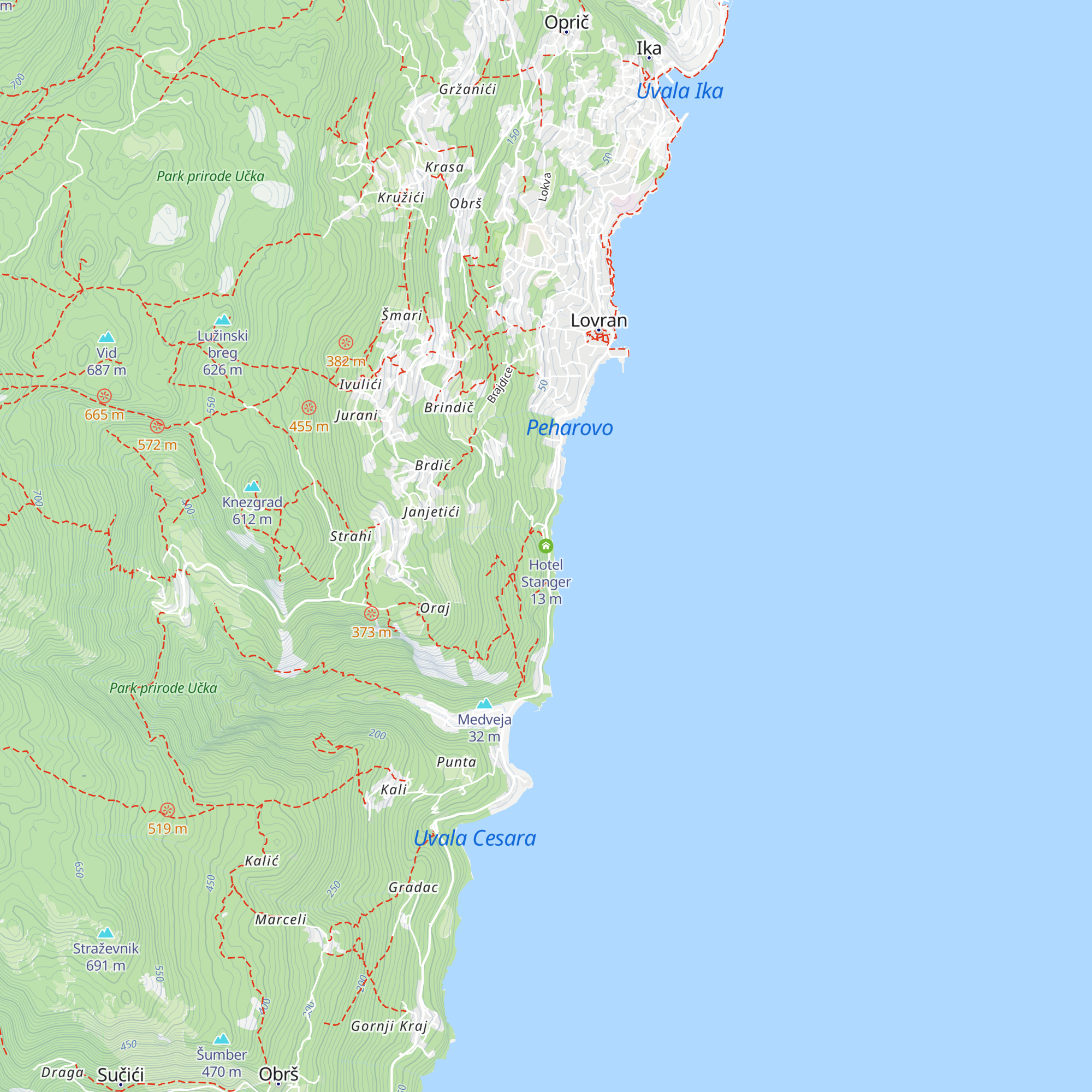 Hotel Stanger map