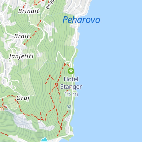 Map of Hotel Stanger