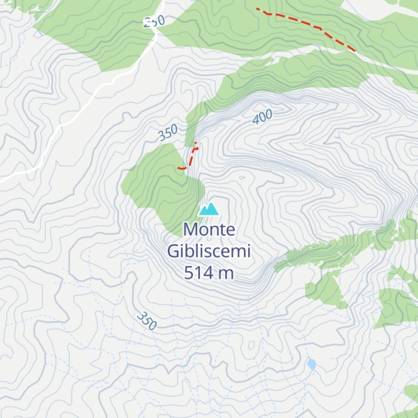 Map of Monte Gibliscemi