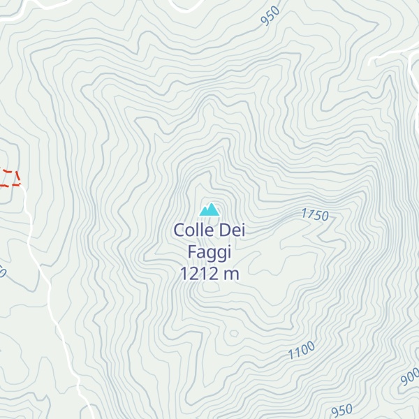 Map of Colle Dei Faggi