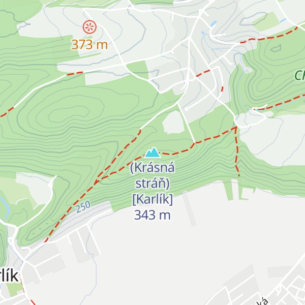 Map of (Krásná stráň) [Karlík]