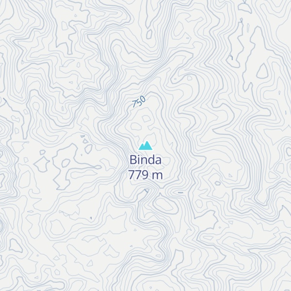 Map of Binda