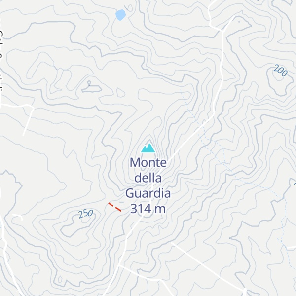 Map of Monte della Guardia