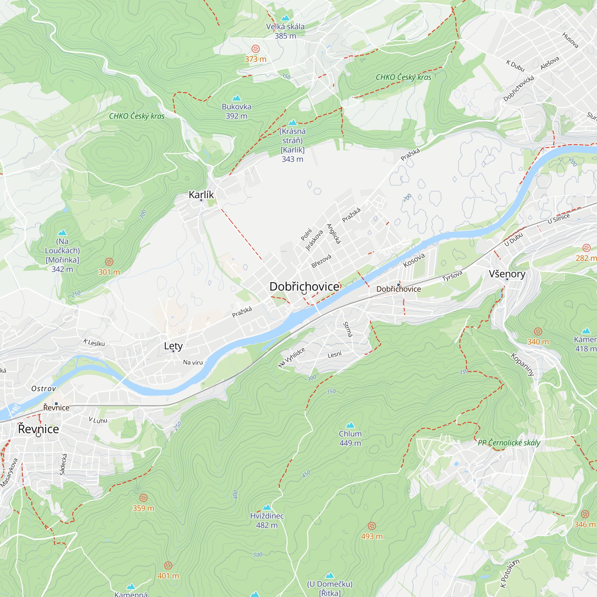 Infocentrum Dobřichovice map