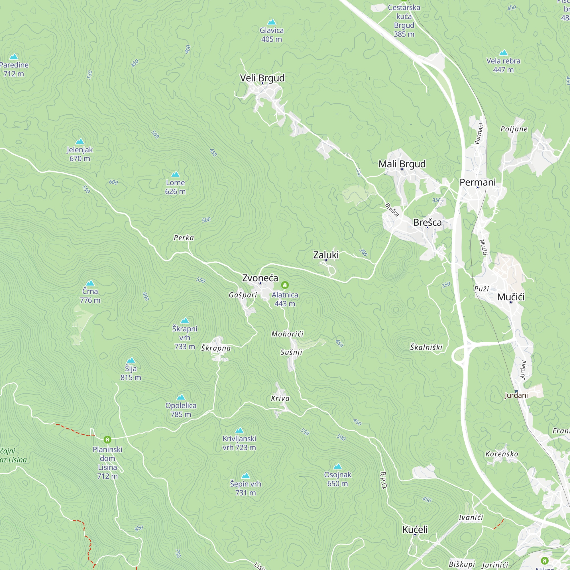 Alatnica map