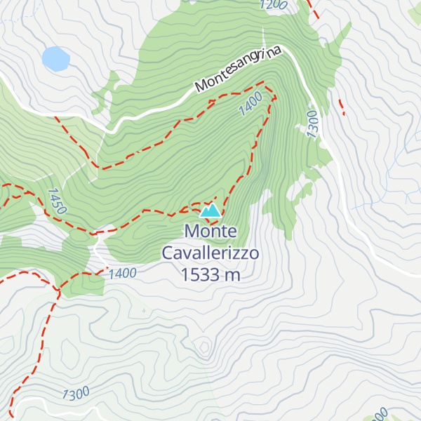 Map of Monte Cavallerizzo