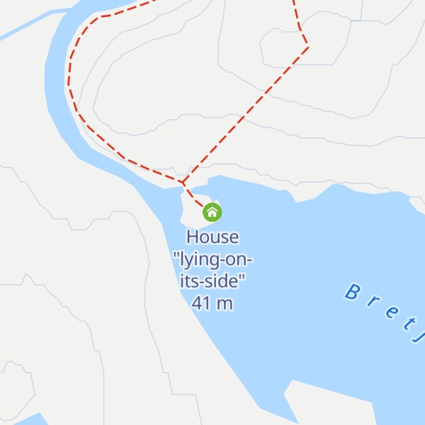 Map of House "lying-on-its-side"