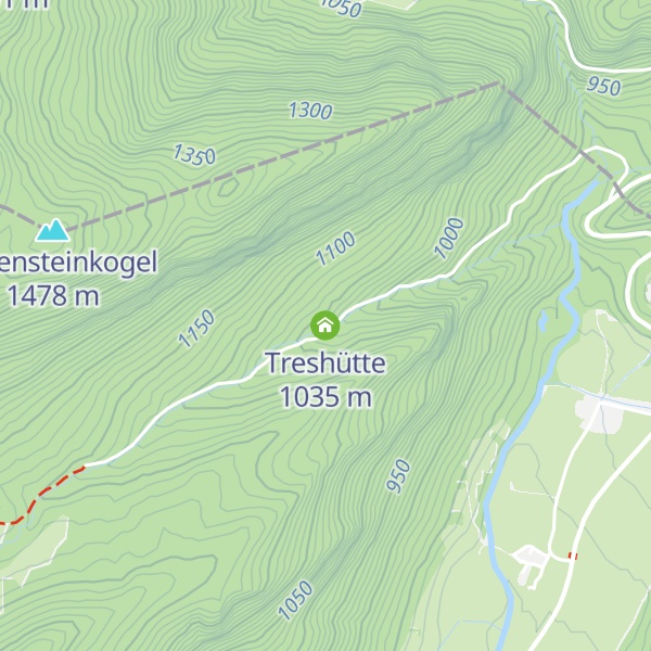 Map of Treshütte