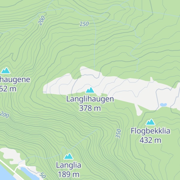 Map of Langlihaugen