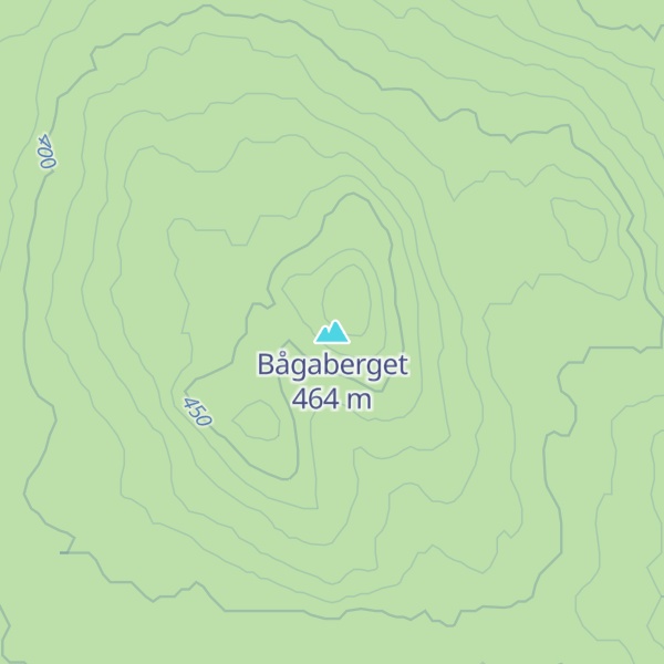 Map of Bågaberget