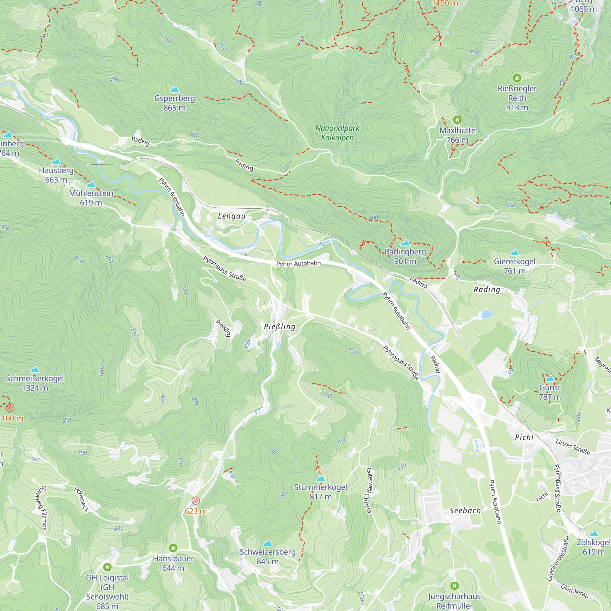 Gasthof Waldhof map