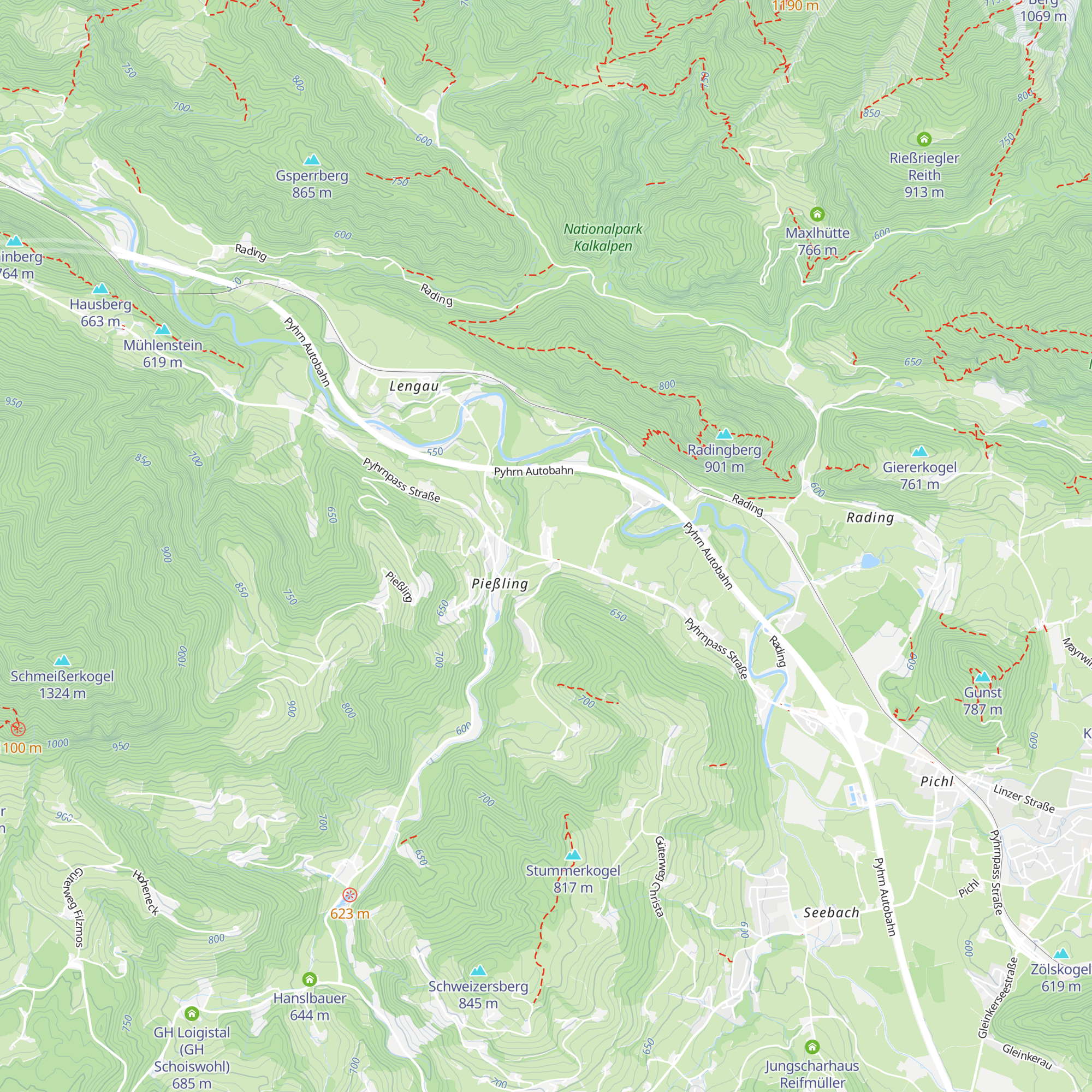 Gasthof Waldhof map