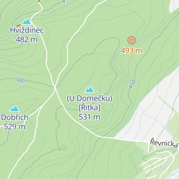Map of (U Domečku) [Řitka]