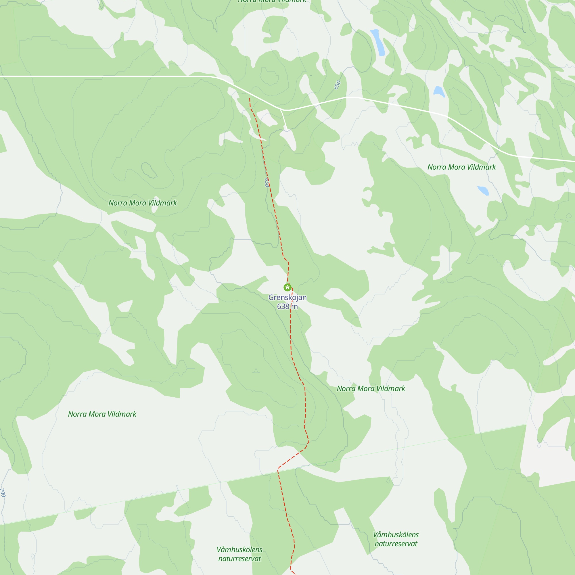 Grenskojan map
