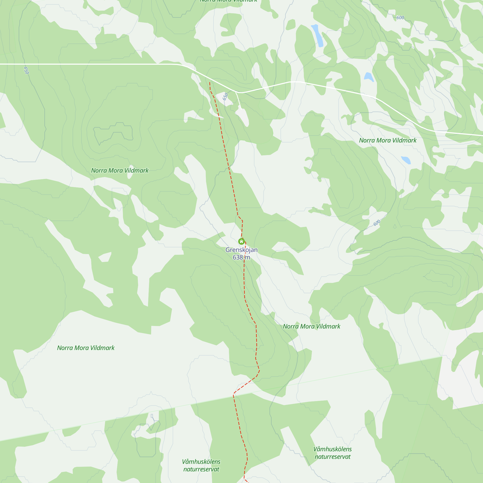Grenskojan map