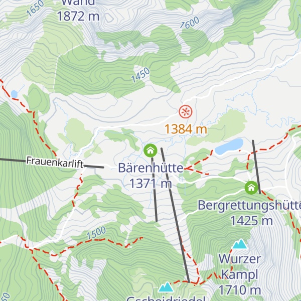Map of Bärenhütte