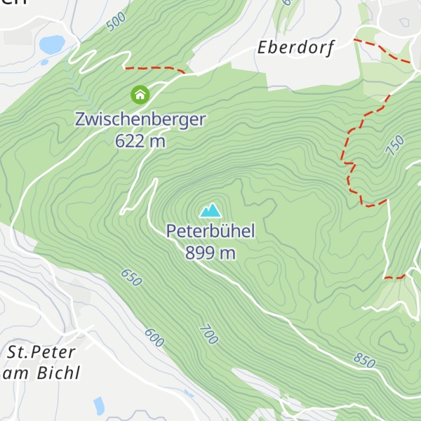 Map of Peterbühel