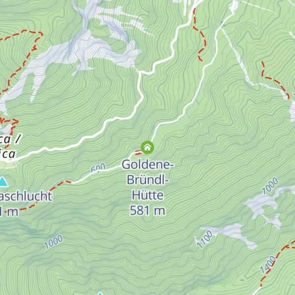 Map of Goldene-Bründl-Hütte