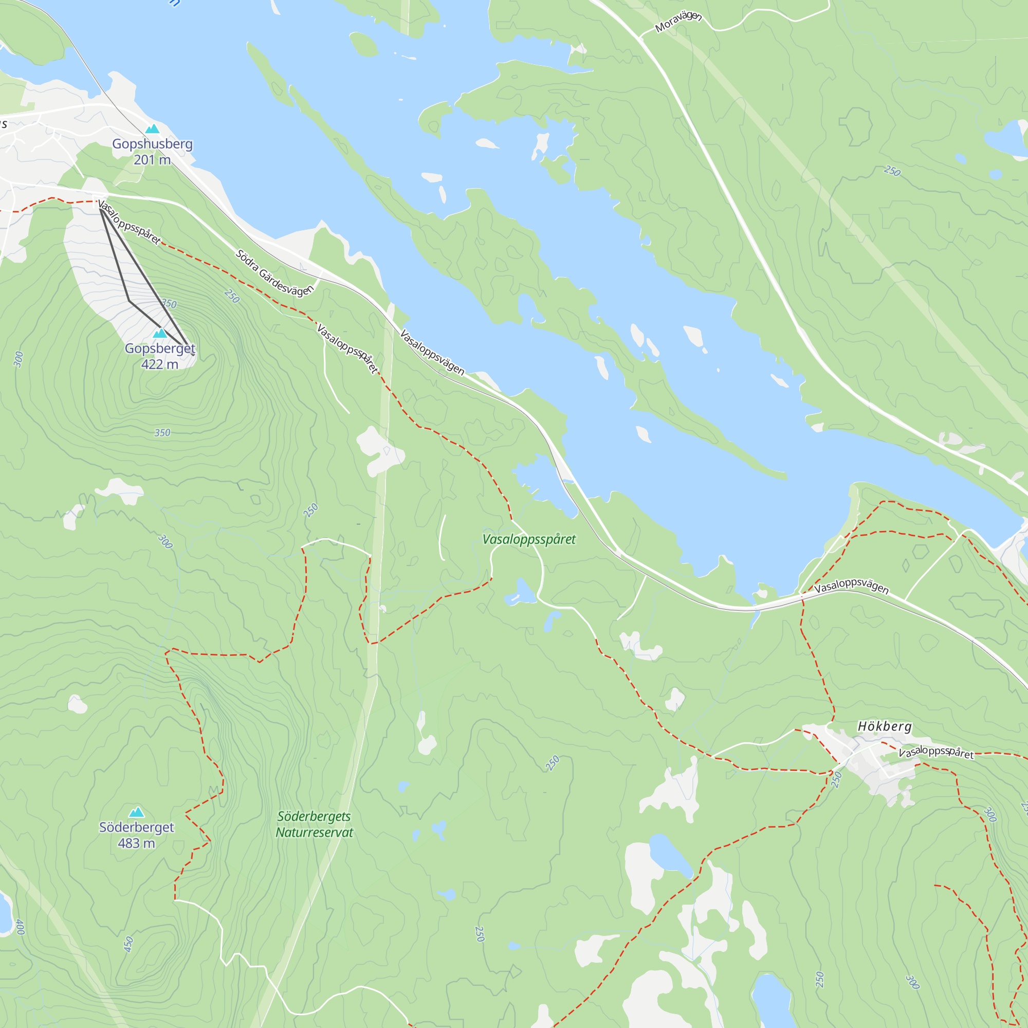 Prästskogskojan map