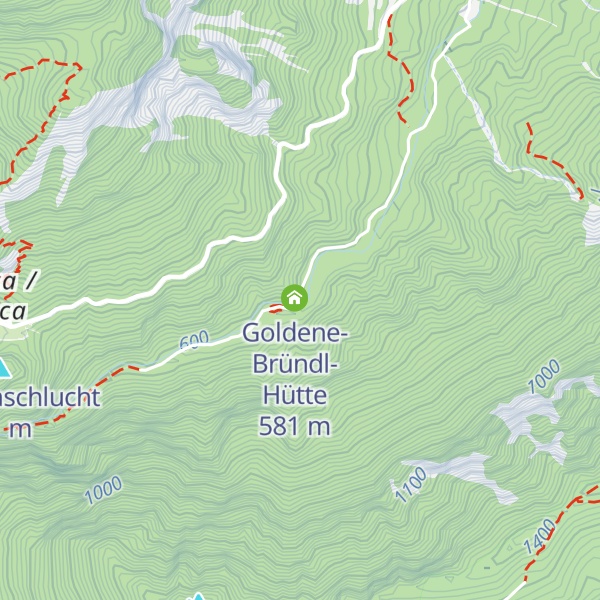 Map of Eingang Tscheppaschlucht
